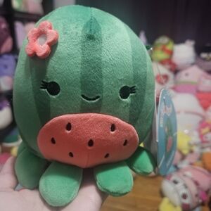 NWT Marcella the Watermelon 🍉 Octopus 🐙 5" Squishmallow